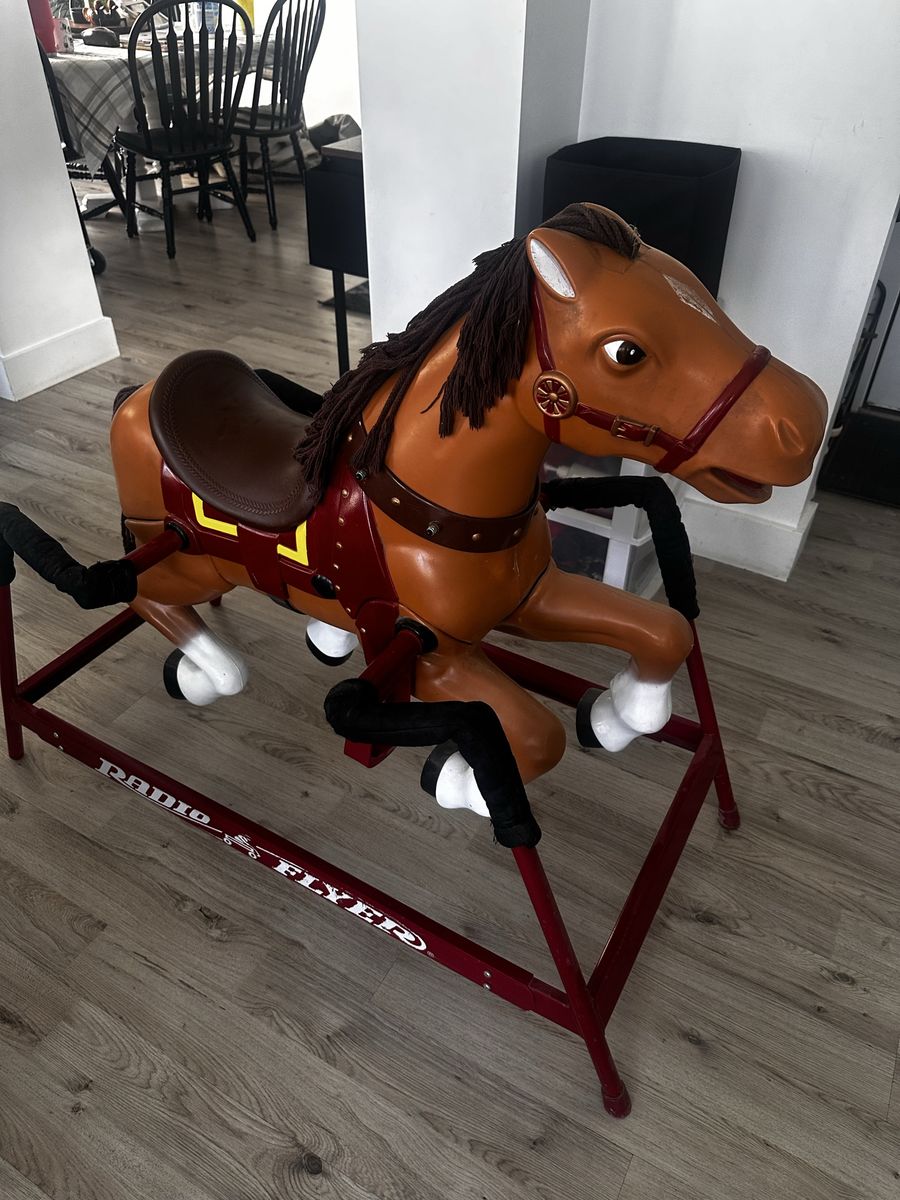 Free Radio Flyer Brown Spring Horse Ride-On Toy