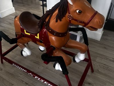 Free Radio Flyer Brown Spring Horse Ride-On Toy