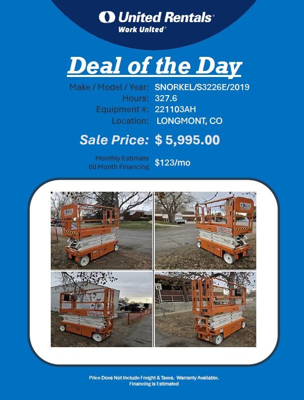 Scissor Snorkel 3226 narrow