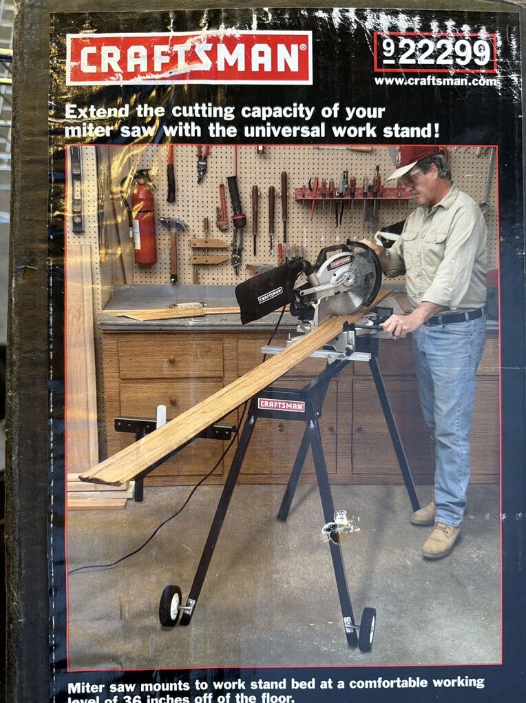 Craftsman Universal Work Stand for a miter saw.