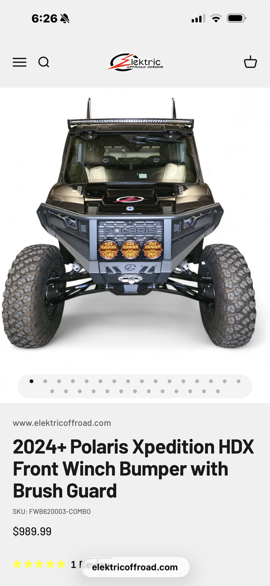 Polaris Xpedition front bumper