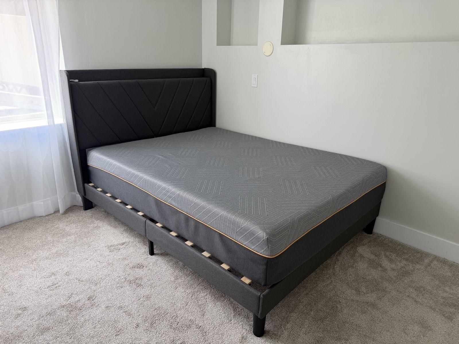 Practically New Queen Mattress and Frame