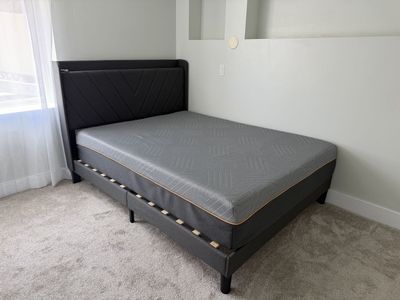 Practically New Queen Mattress and Frame