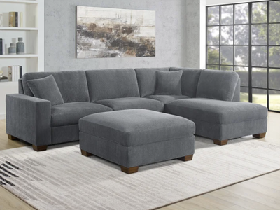 ️ THOMASVILLE ARTESIA CORDUROY SECTIONAL – CLEARANCE SALE ️