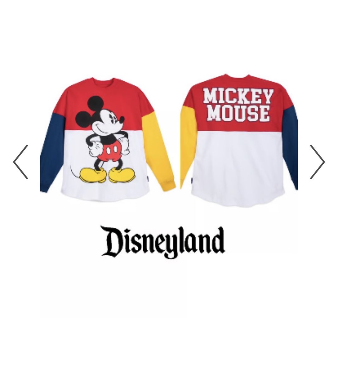 Vintage Mickey Mouse Spirit Jersey