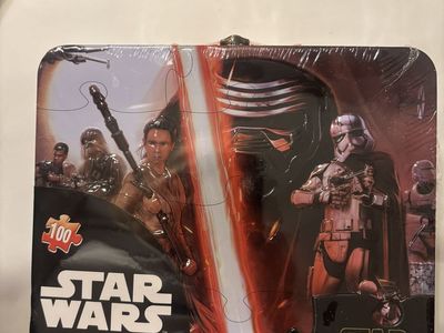 Cardinal Star Wars: The Force Awakens 100-Piece Puzzle in Collectible Tin, 12.5" x 15"