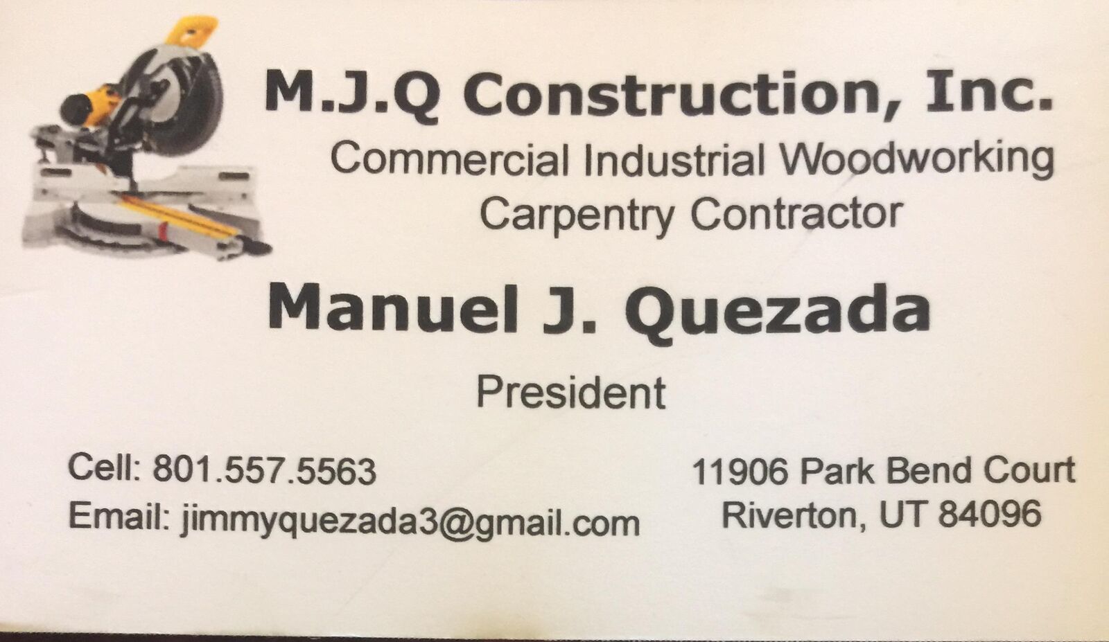 M.J.Q Construction Inc.