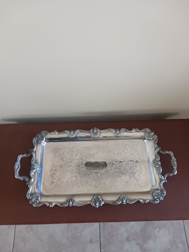 Silver tray