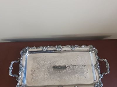 Silver tray