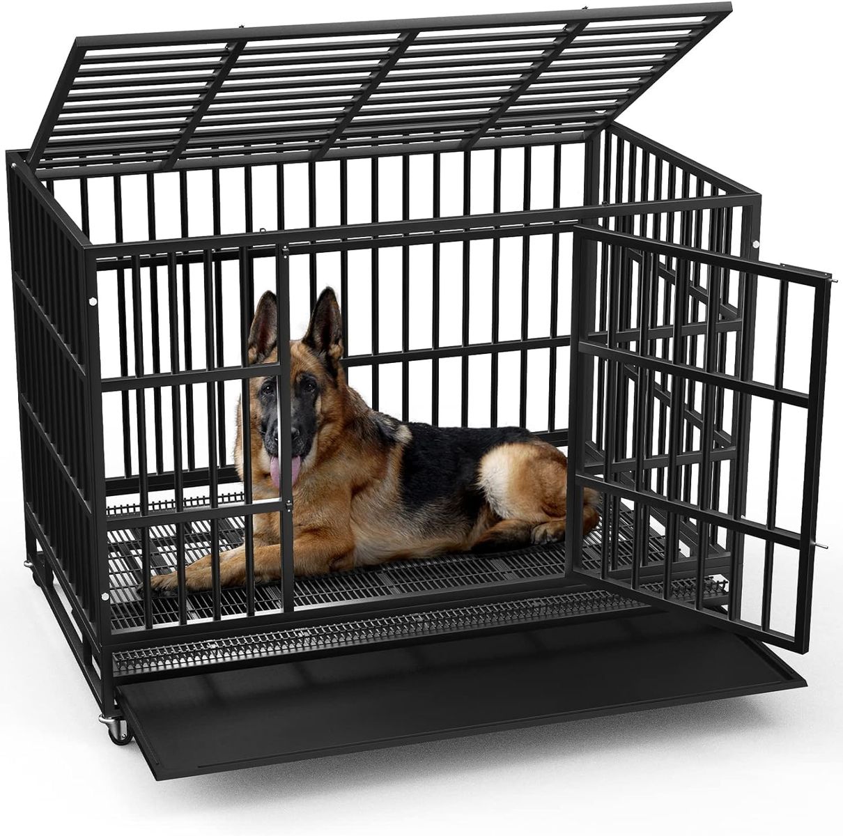 Heavy Duty Indestructible Dog Crate (43 inches)
