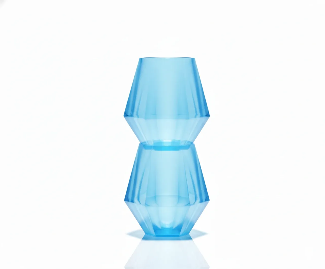 2 Diamond Silicone Wine Glasses