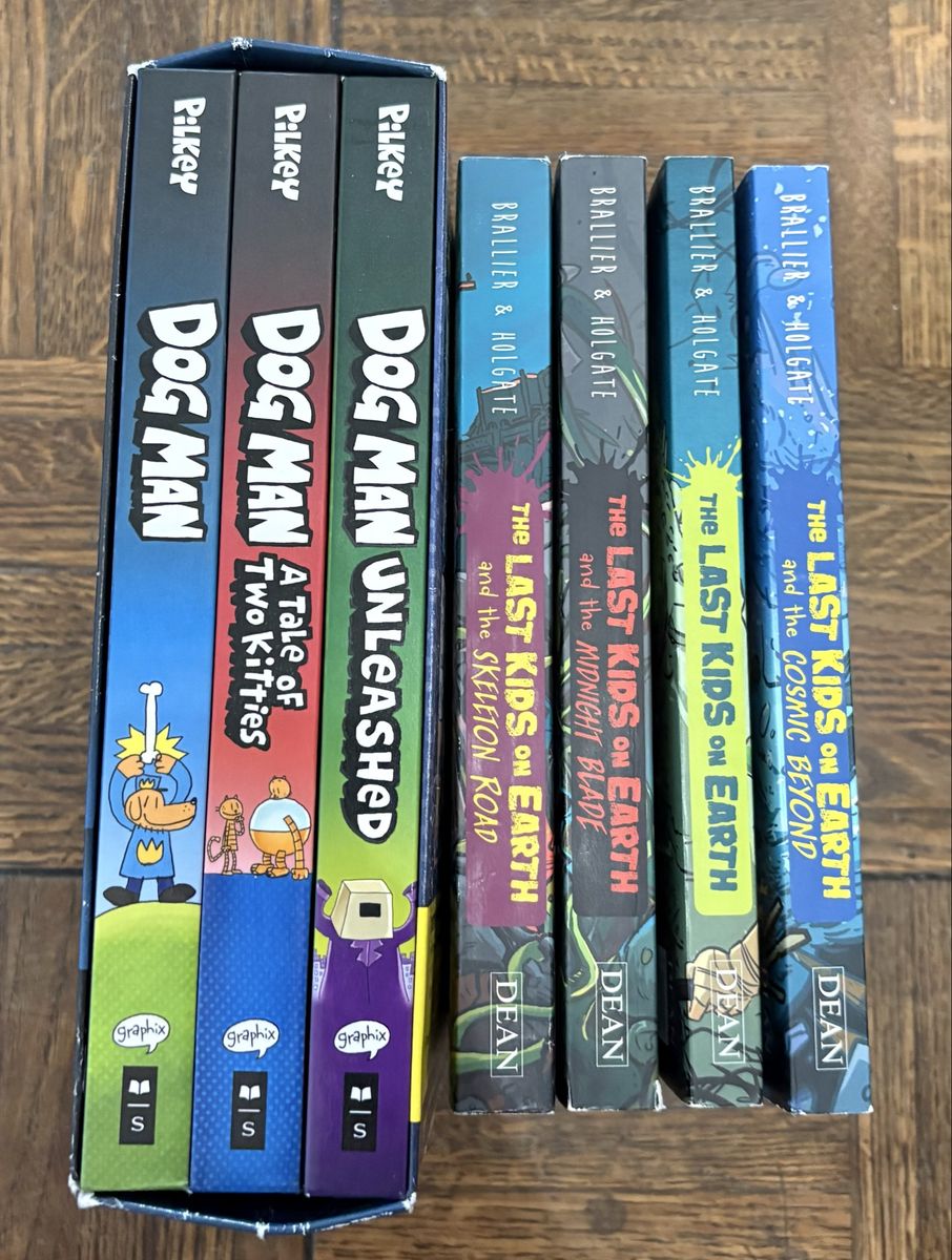 Dog Man & The Last Kids on Earth Children's Book Bundle - 7 Books Total