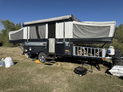 2016 Somerset Pop-Up Camper Travel Trailer with Awning & Cargo Rack - Perfect for Off-Road Adventures