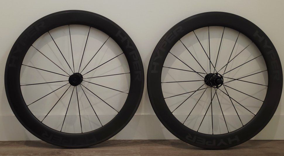Lun HYPER R65 Carbon Wheelset 700c Rim Brake Tubeless Ceramic NOS
