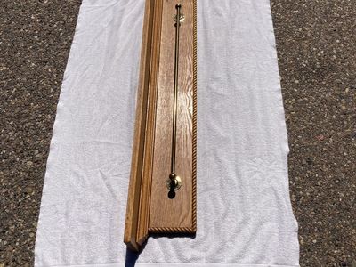 Antique solid oak mantle/shelf