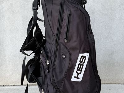 KBS Black Golf Stand Bag Carry Bag