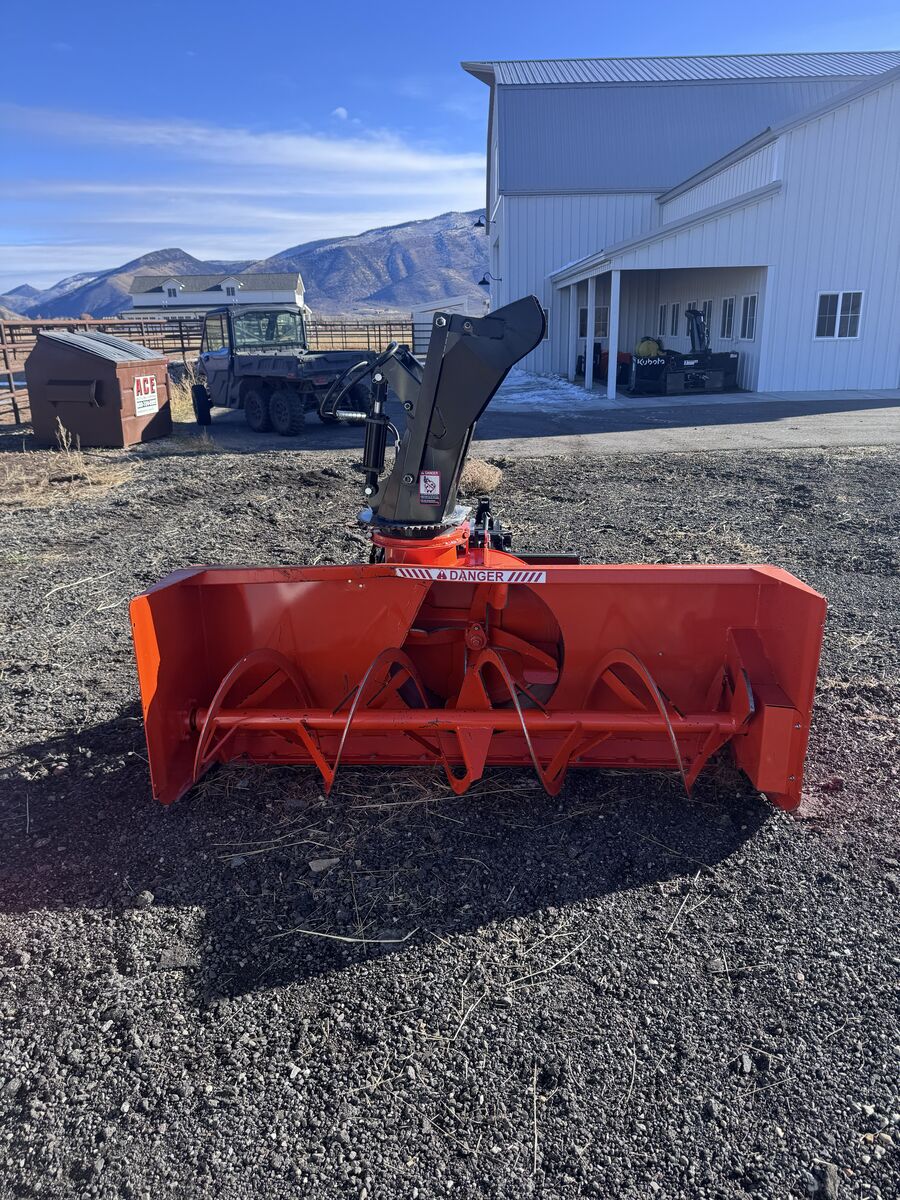 Kubota L4485 80 Commercial Front Mount Snowblower — Excellent Condition
