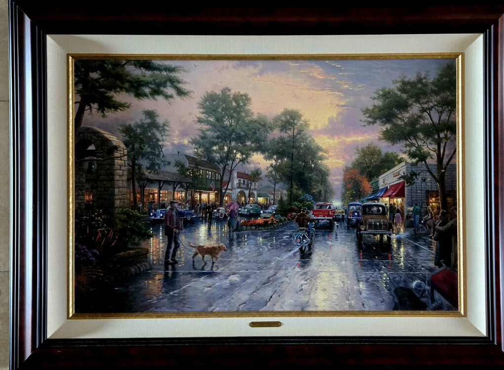 Thomas Kinkade limited ed framed with COA