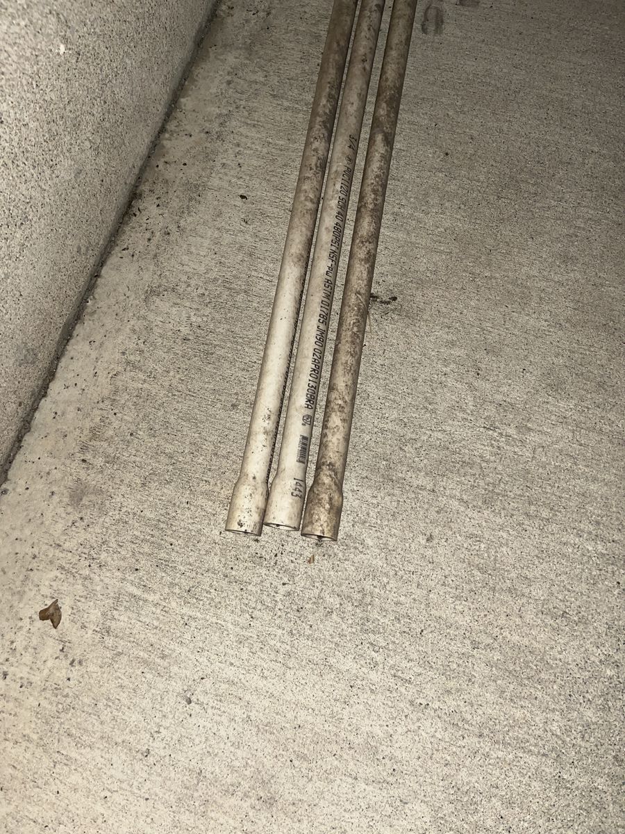 FREE - sprinkler pvc piping 3/4”