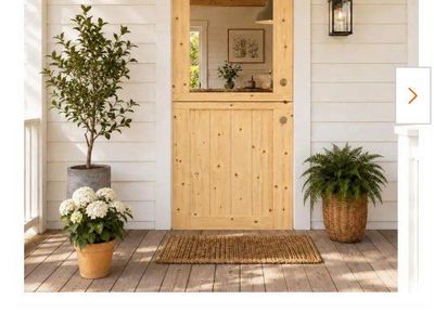 Solid Pine Wood Dutch Door 32" x 80"
Qty-2