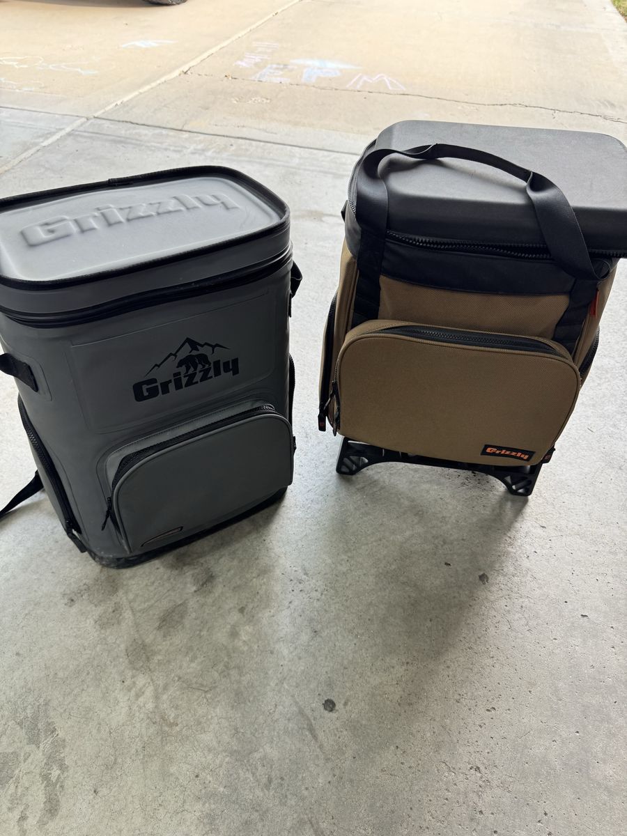 Grizzly Coolers Drifter 32 & Drifter 24 Soft Sided Backpack & Haul Coolers - Used