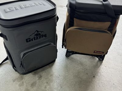 Grizzly Coolers Drifter 32 & Drifter 24 Soft Sided Backpack & Haul Coolers - Used