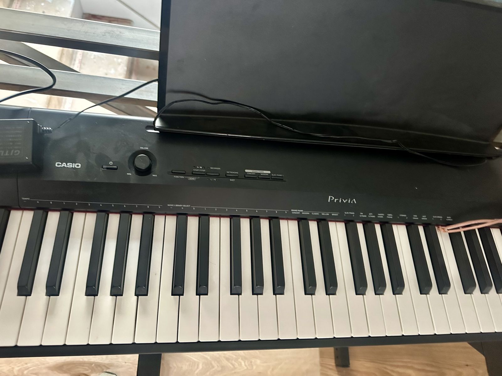 Casio Privia PX-160 – 88-Key Weighted Digital Piano w/ Stand — $200 OBO