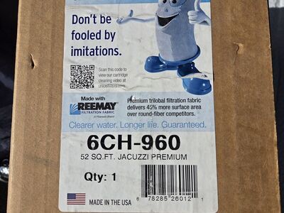 6CH-960 jacuzzi filter spa filter