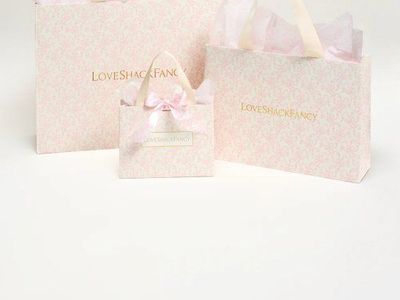 love Shack Fancy gift bags