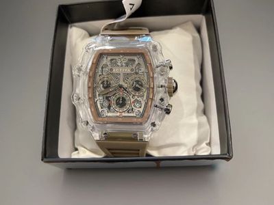 Mens Invicta Skelton Watch New