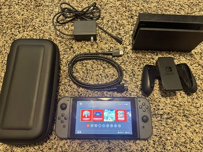 Complete Nintendo Switch System with additional 8GB SD Card & Hard Shell Carrying Case - $130 obo