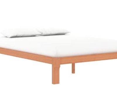 Brand New Flexispot Kana Japanese Joinery Wood Bed Frame (Oak) Queen