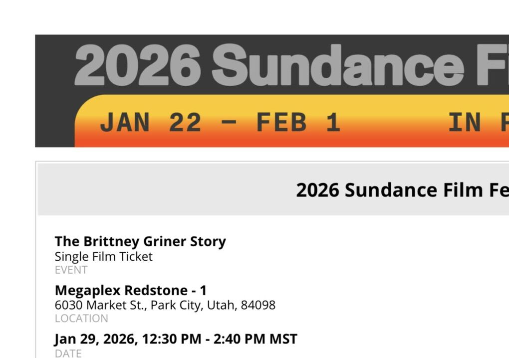 The Brittney Griner Story - 2 Tix - 01/29/26