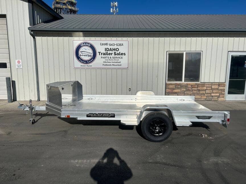2026 Aluma UTR12 78'x12' 6' Aluminum Utility with Front Toolbox 3K