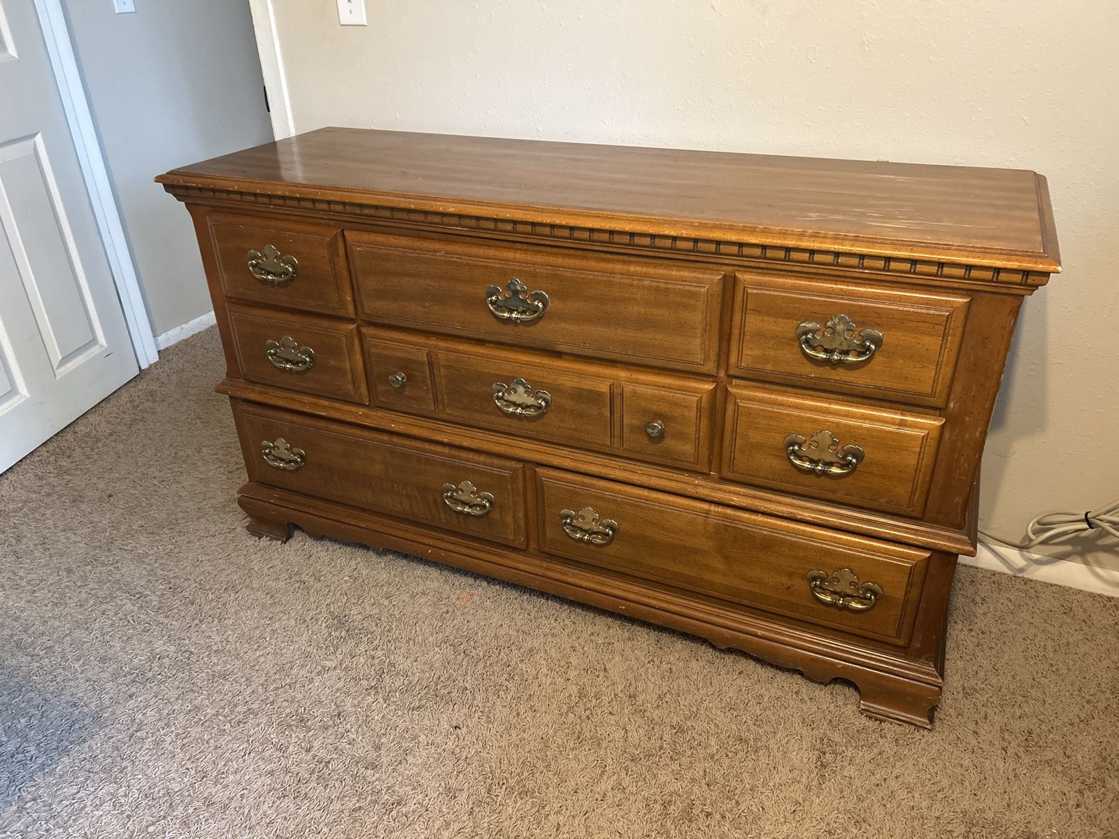 All wood dresser very sturdy