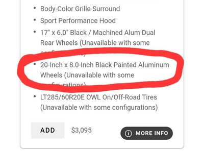 RAM 2026 Night Edition Wheels and Tires