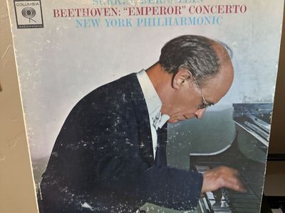 Serkin Bernstein Beethoven Emperor Concerto New York Philharmonic Vinyl LP