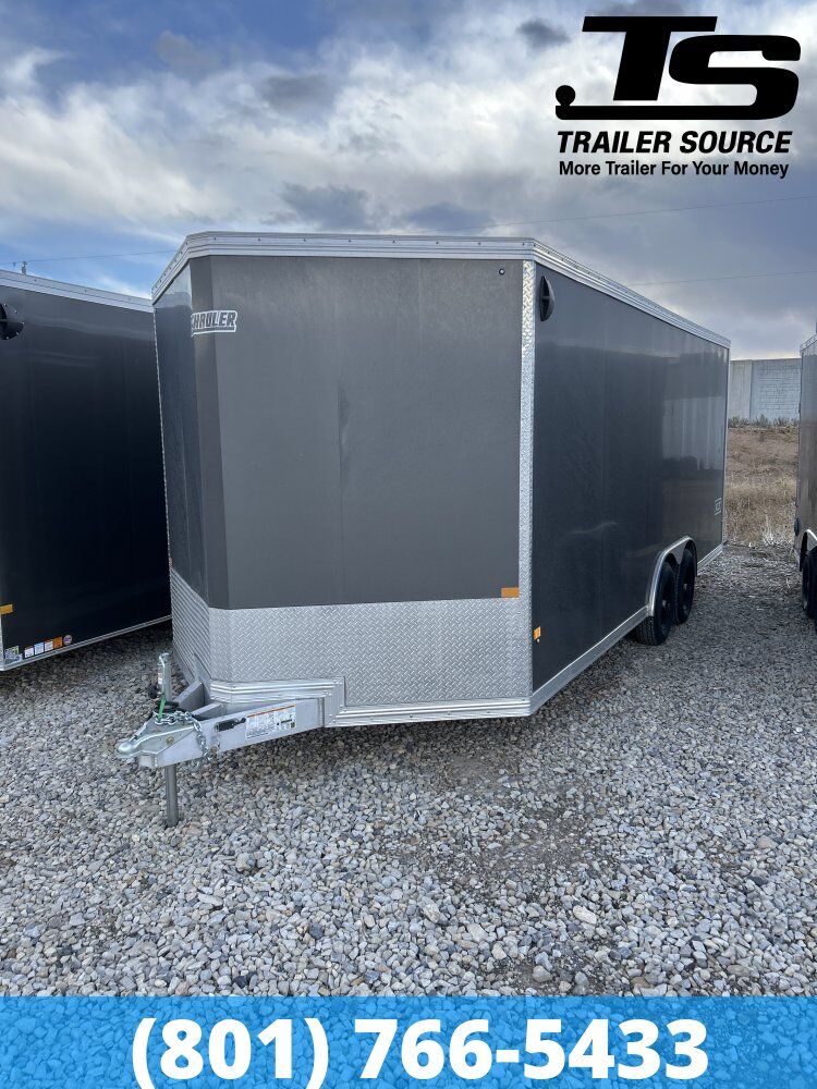 8.5x20 Alcom Aluminum EZ Hauler XLT Auto Trailer - 7'0" Interior - 10K GVWR -