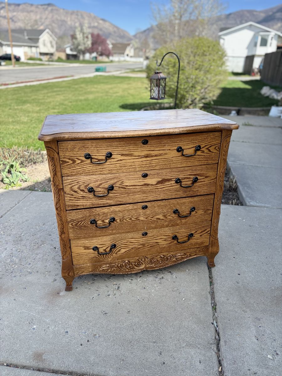 Beautiful Vintage Brownwood Furniture Dresser