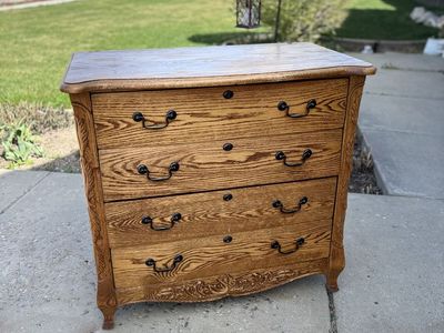 Beautiful Vintage Brownwood Furniture Dresser