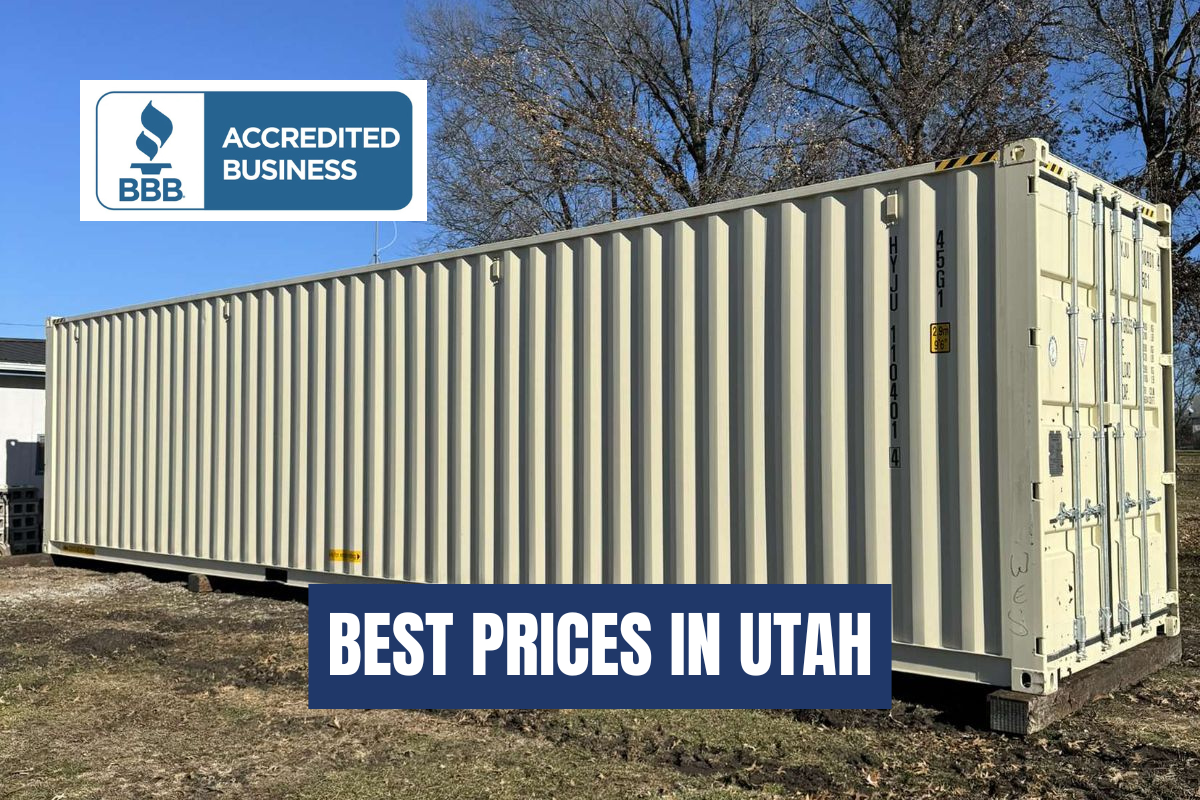 New One Trip Shipping Container 20ft 40ft – Utah – Ready to Deliver