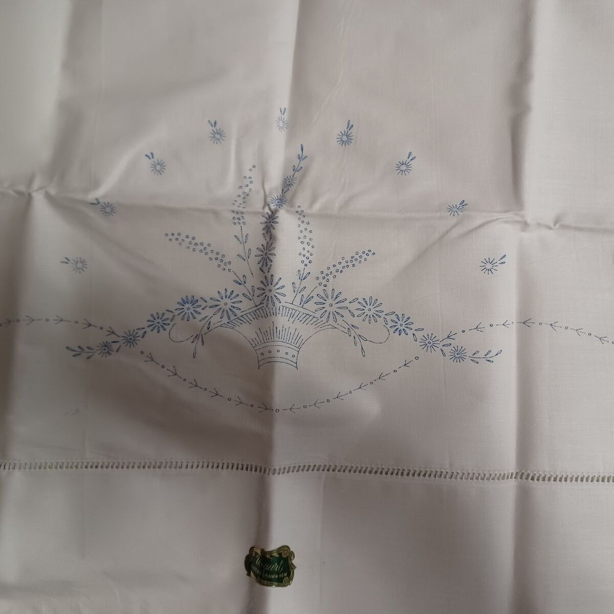 Vintage Stamped Pillowcases for Embroidery
