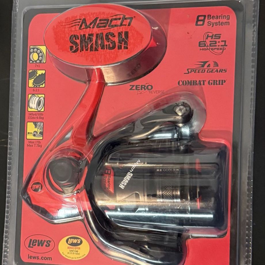 Lew's Mach Smash Spinning Reel - Size 300