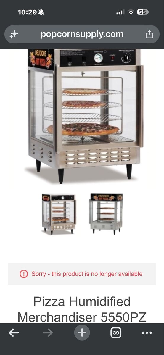Gold Medal 5550PZ Pizza Humidified Merchandiser Warmer Display