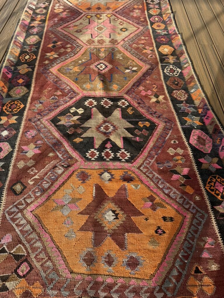 Hand Made Vintage Rug