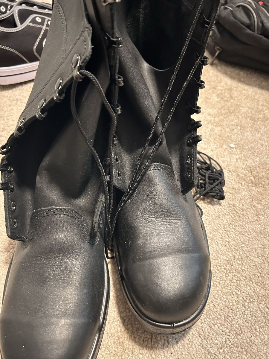 Men’s New Military Boots Size 15