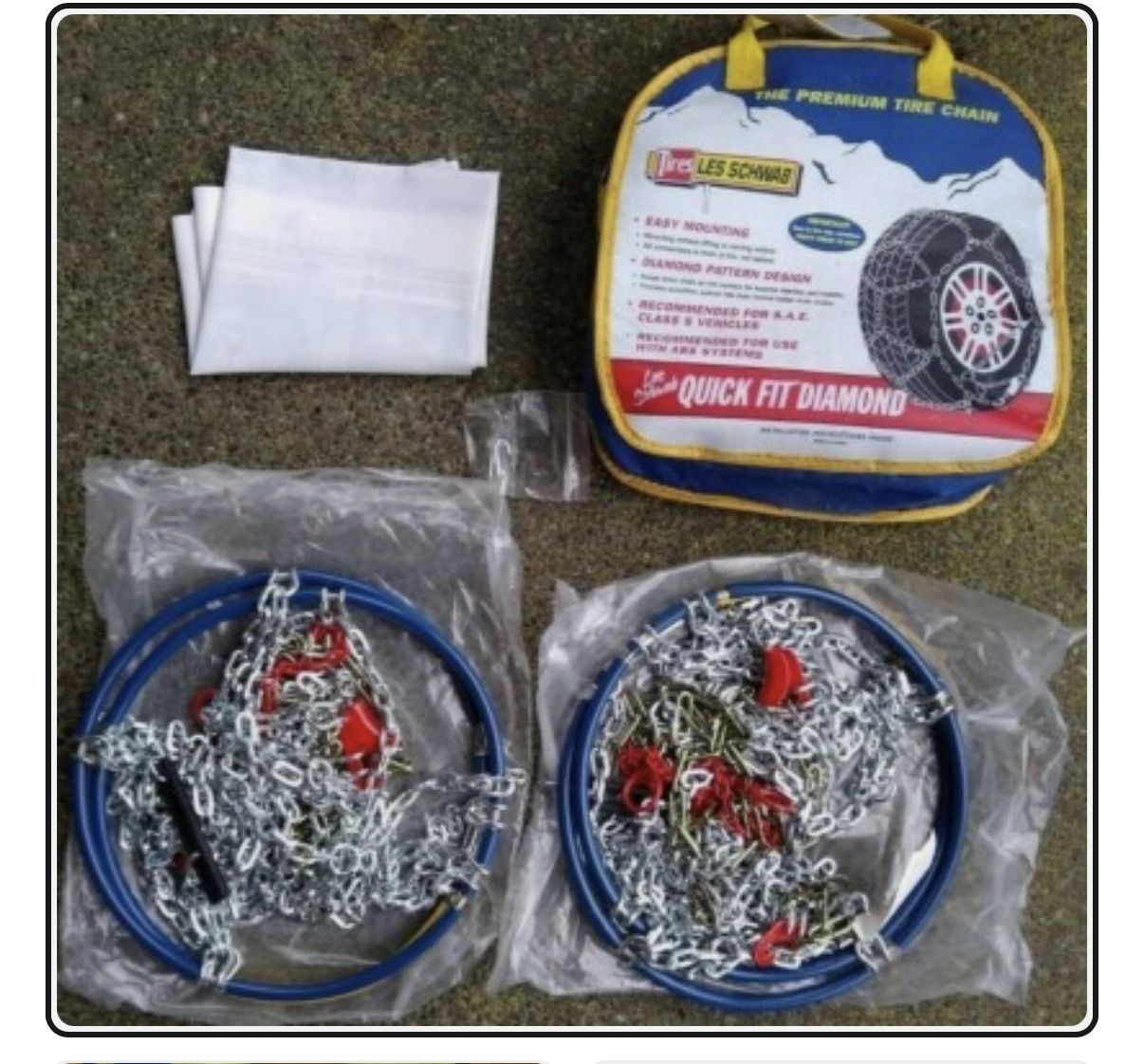 Truck/SUV Tire Chains. Quick Fit. Brand New.