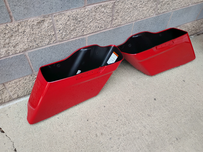 Harley Davidson hard bag motorcycle saddlebags