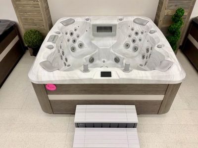 Pay less relax more no sales tax Hot Tub event