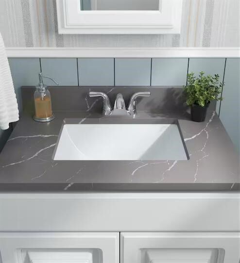 Rectangle Porcelain Standard Sink 2pk